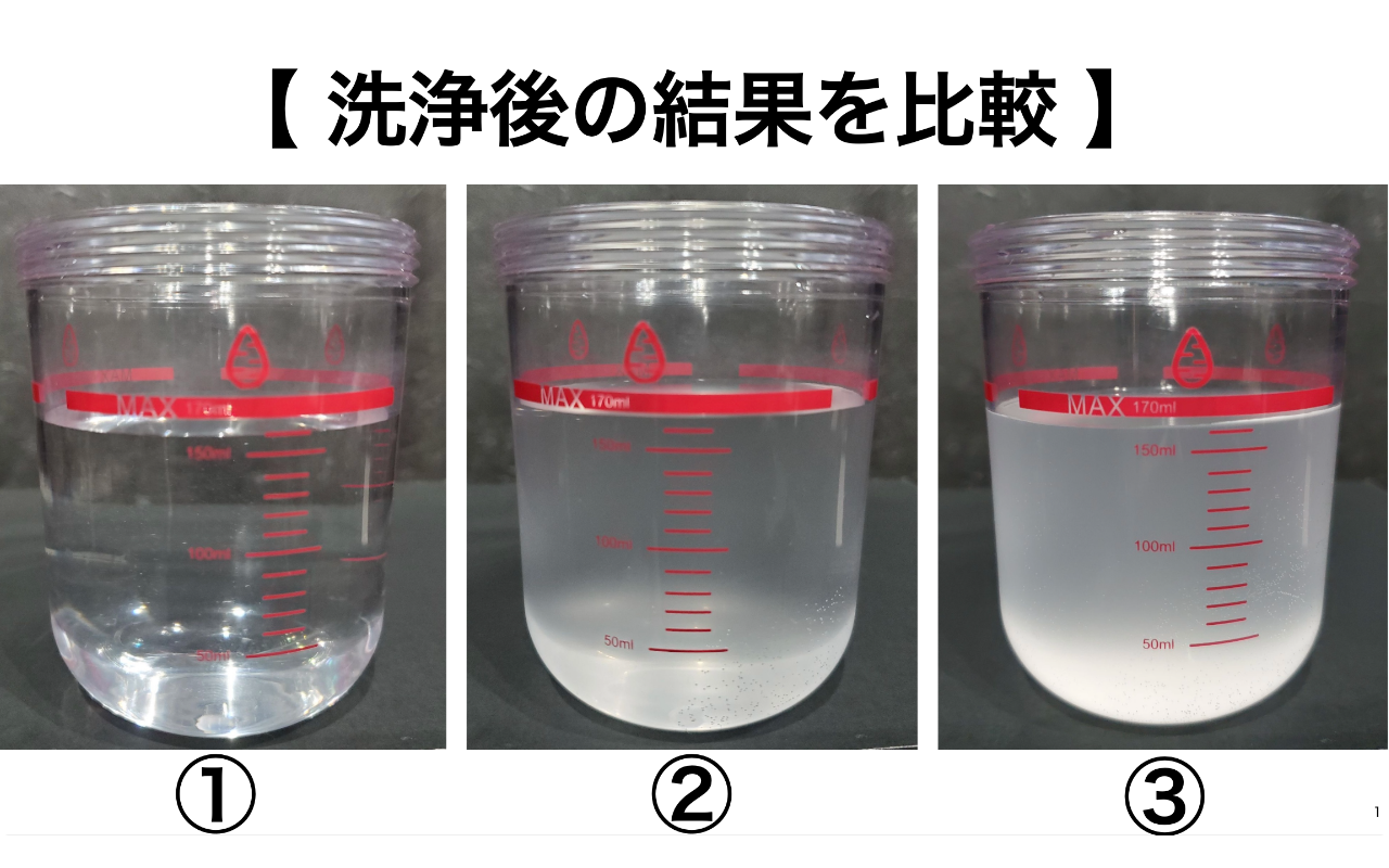 洗浄結果でわかるお肌の状態